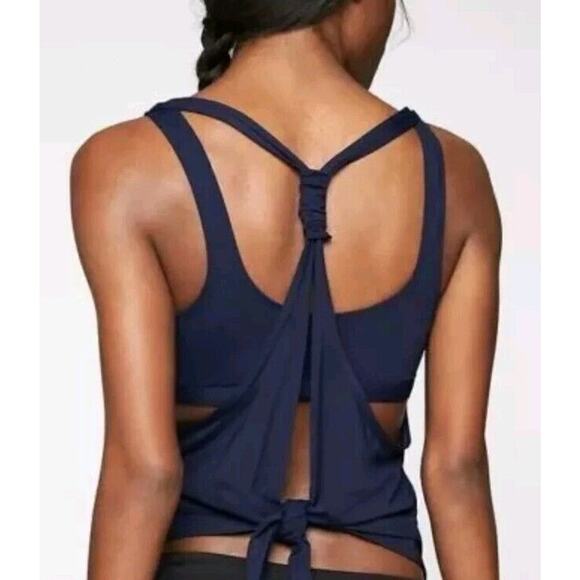 Athleta Back Tie Tankini/Bikini/Athletic Top - Picture 1 of 10